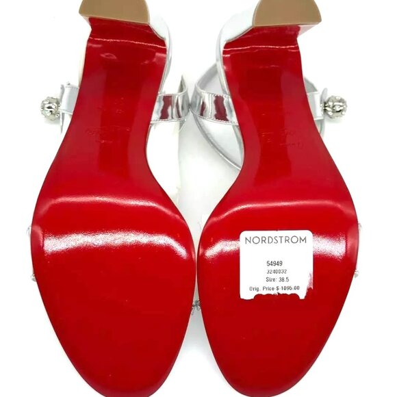 Christian Louboutin ATMOSPHERIA Jewel Crystal Mirrored Sandals Heels Shoes - Picture 14 of 15